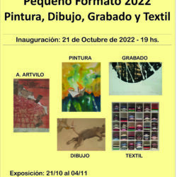 V Salón ARTVILO de Pequeño Formato 2022 - Pintura, Dibujo, Grabado y Textil